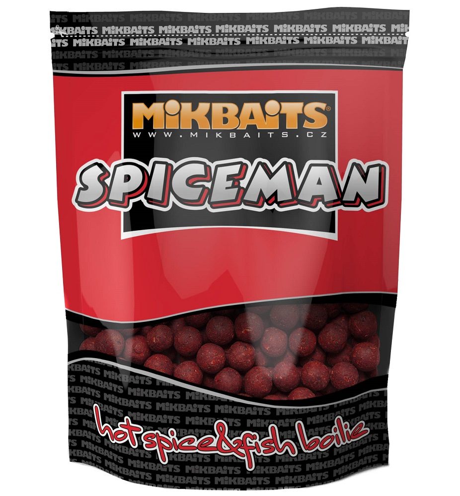 Mikbaits boilies spiceman kořeněná játra-1 kg 16 mm