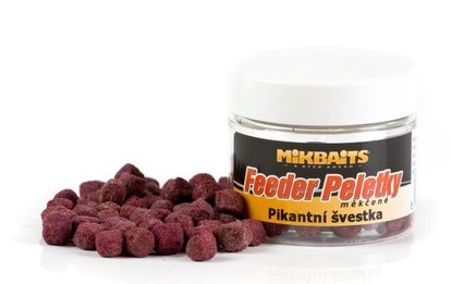 Mikbaits pelety měkké feeder 50 ml-pikantní švestka