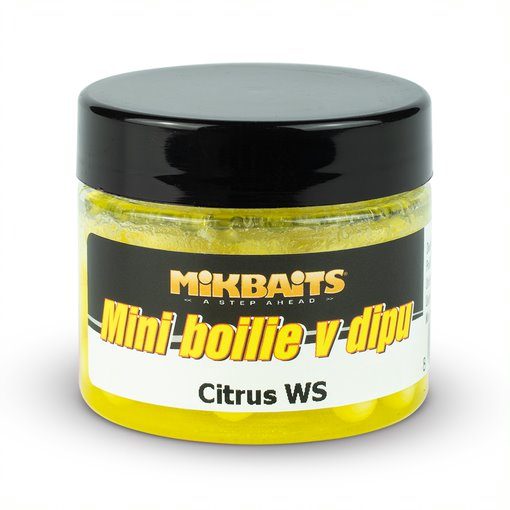 Mikbaits mini boilie v dipu 6-8 mm 50 ml-citrus ws