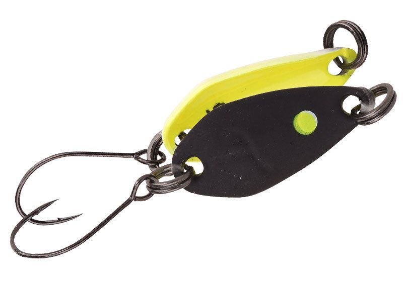 Spro plandavka trout master incy spoon black yellow - 1