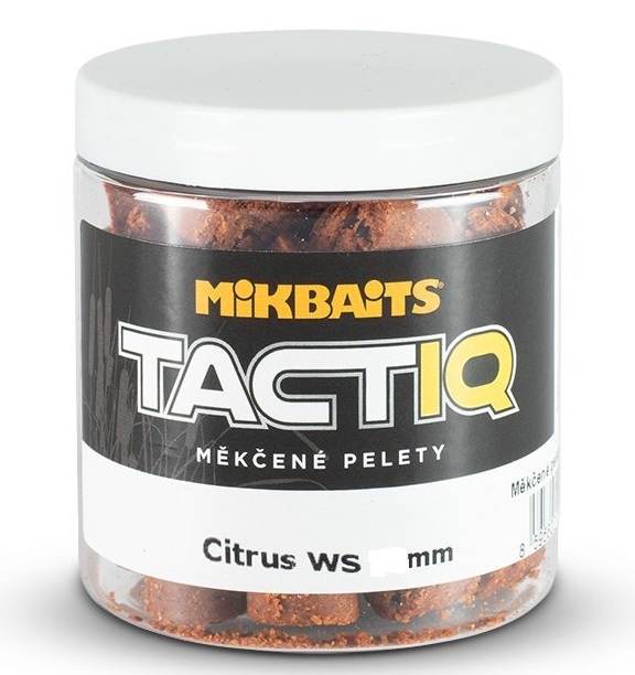 Mikbaits pelety měkčené tactiq 250ml 10 mm-česnek speciál