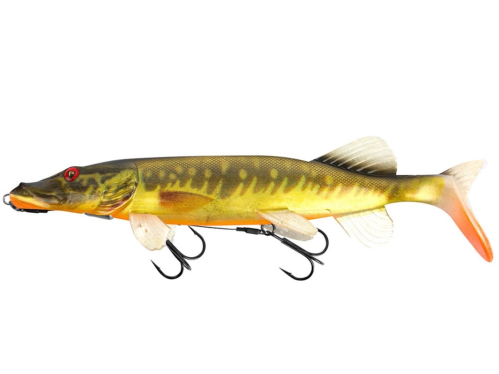 Fox rage gumová nástraha giant realistic pike replicant supernatural hot pike - 40 cm 455 g