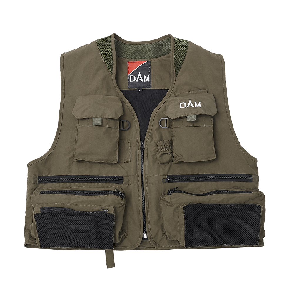 Dam vesta ontario fly vest dusty olive-velikost s