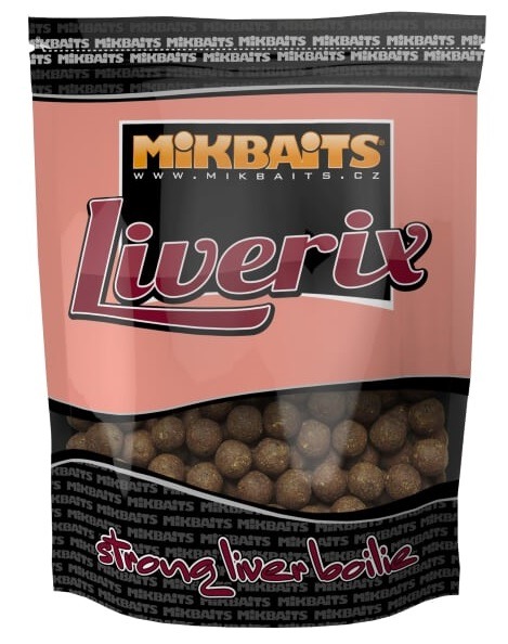 Mikbaits boilie liverix královská patentka 1 kg 20 mm