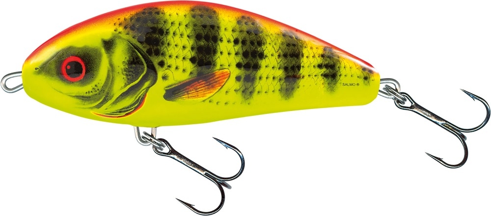 Salmo wobler fatso sinking bright perch 10 cm