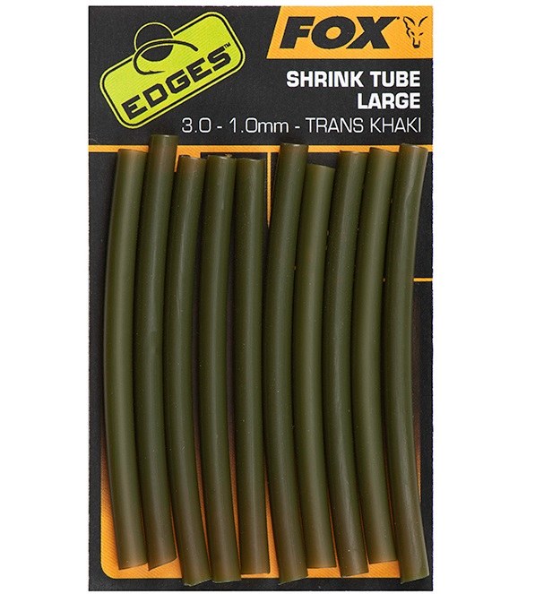 Fox smršťovací hadička edges shrink tube trans khaki - 3-1 mm