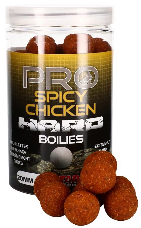 Starbaits boilie pro spicy chicken hard 200 g - 20 mm