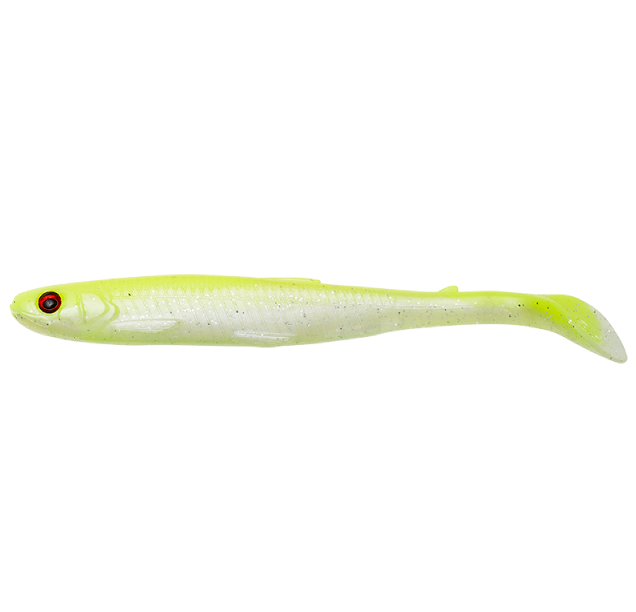 Savage gear gumová nástraha slender scoopl shad lemon back - 15 cm 17 g