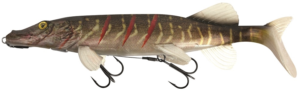 Fox rage gumová nástraha pike replicant shallow supernatural wounded pike-20 cm 65 g