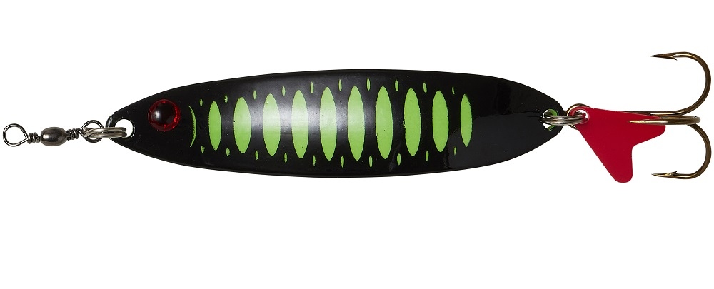 Dam třpytka effzett slim standard spoon uv fluo green black - 6