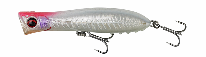 Savage gear wobler gravity popper floating white glow - 9 cm 13