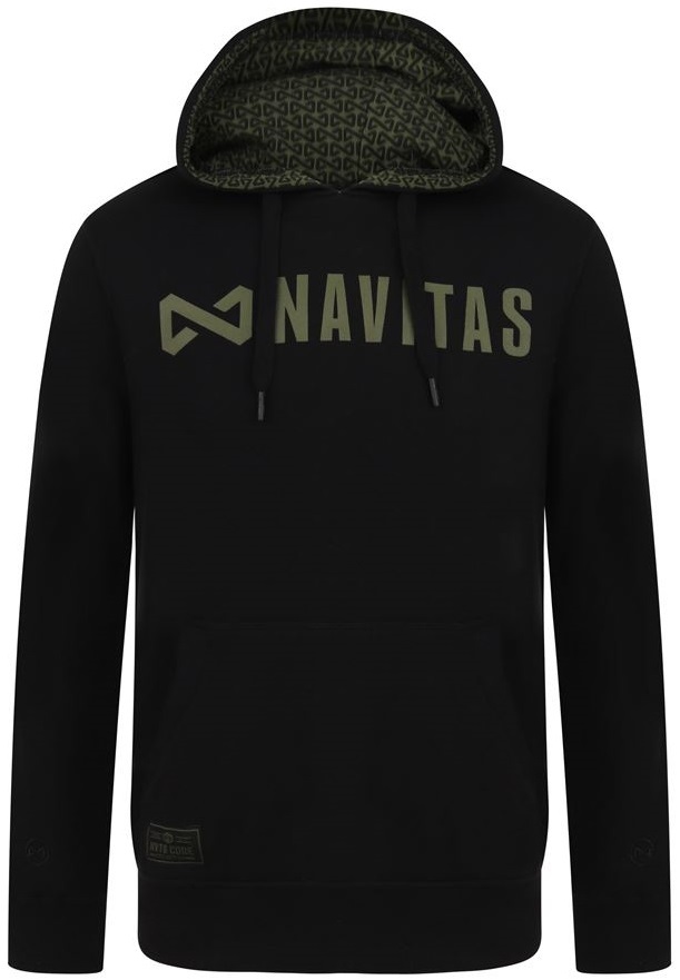 Navitas mikina core hoody black - xl