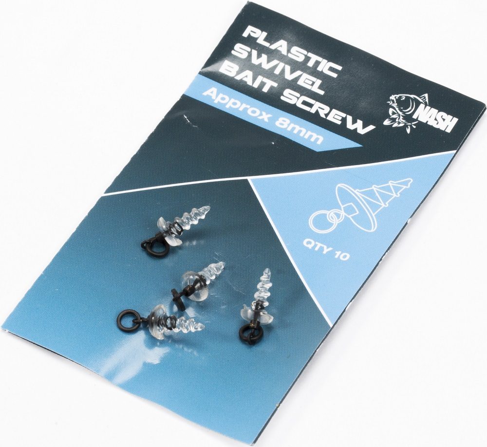 Nash držák nástrahy plastic swivel bait screw 8 mm