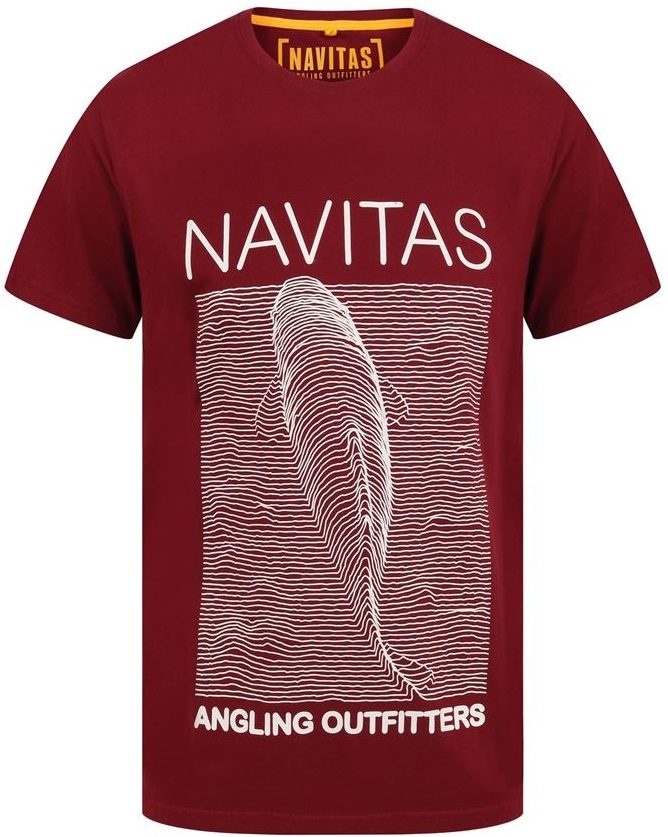 Navitas tričko joy tee burgundy - xxl