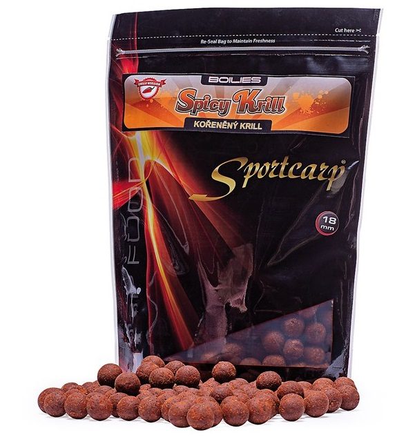 Sportcarp boilie spicy krill-5 kg 20 mm