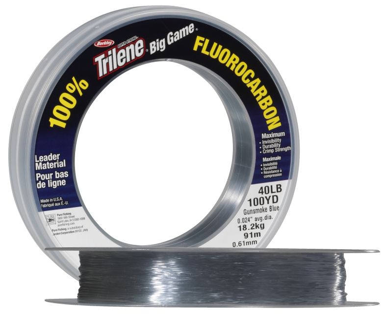 Berkley vlasec fluorocarbon big game 90 m crystal-průměr 0