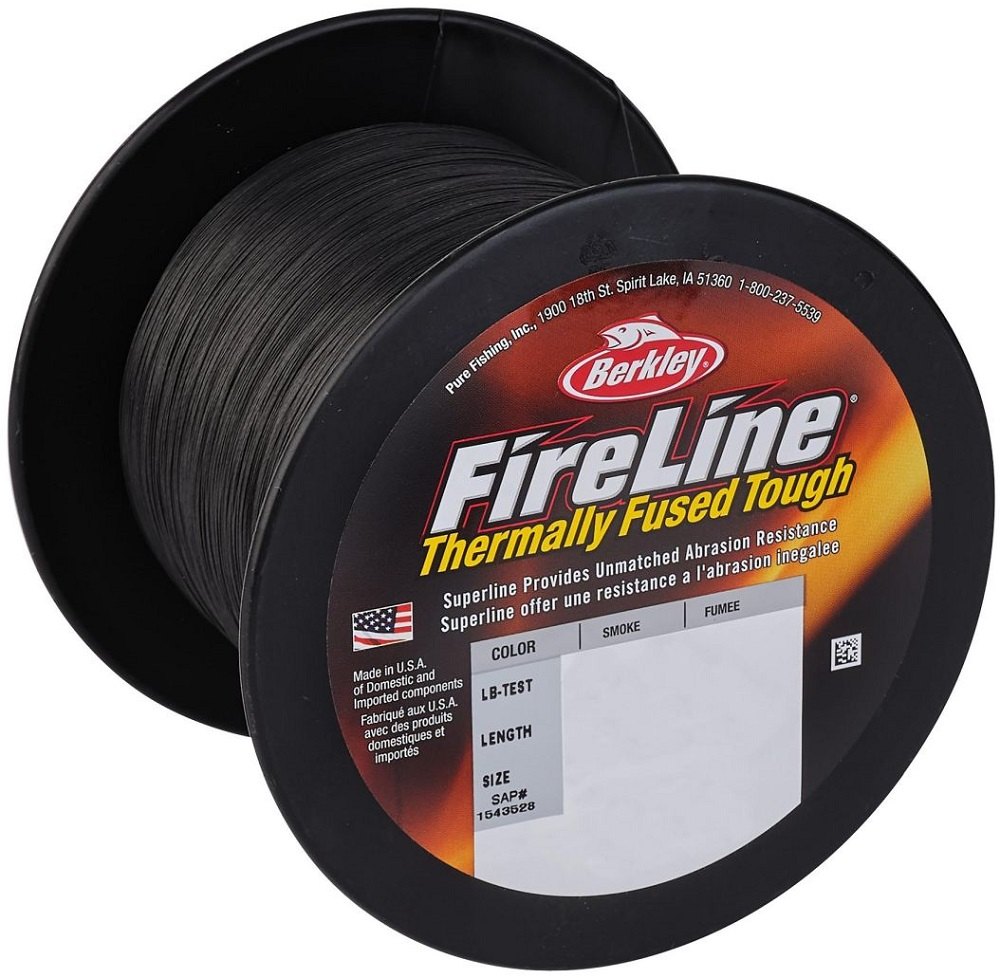 Berkley splétaná šňůra fireline fused original smoke - 0